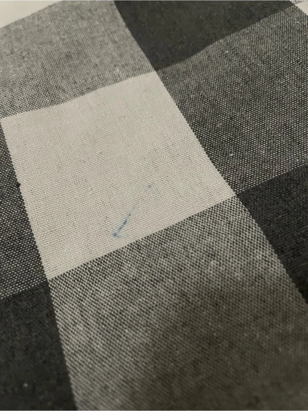 Buffalo Check Curtain Panel Gray White 52x72 Farmhouse Plaid